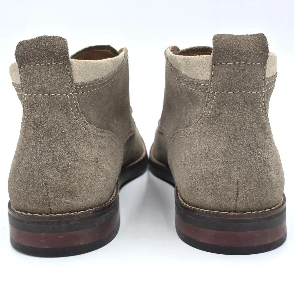 Cole Haan Ogden Stitch Suede Chukka Boots Taupe Tan Dress Casual Shoes Mens 9M
